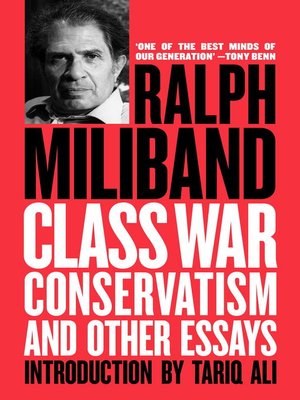 cover image of Class War Conservatism